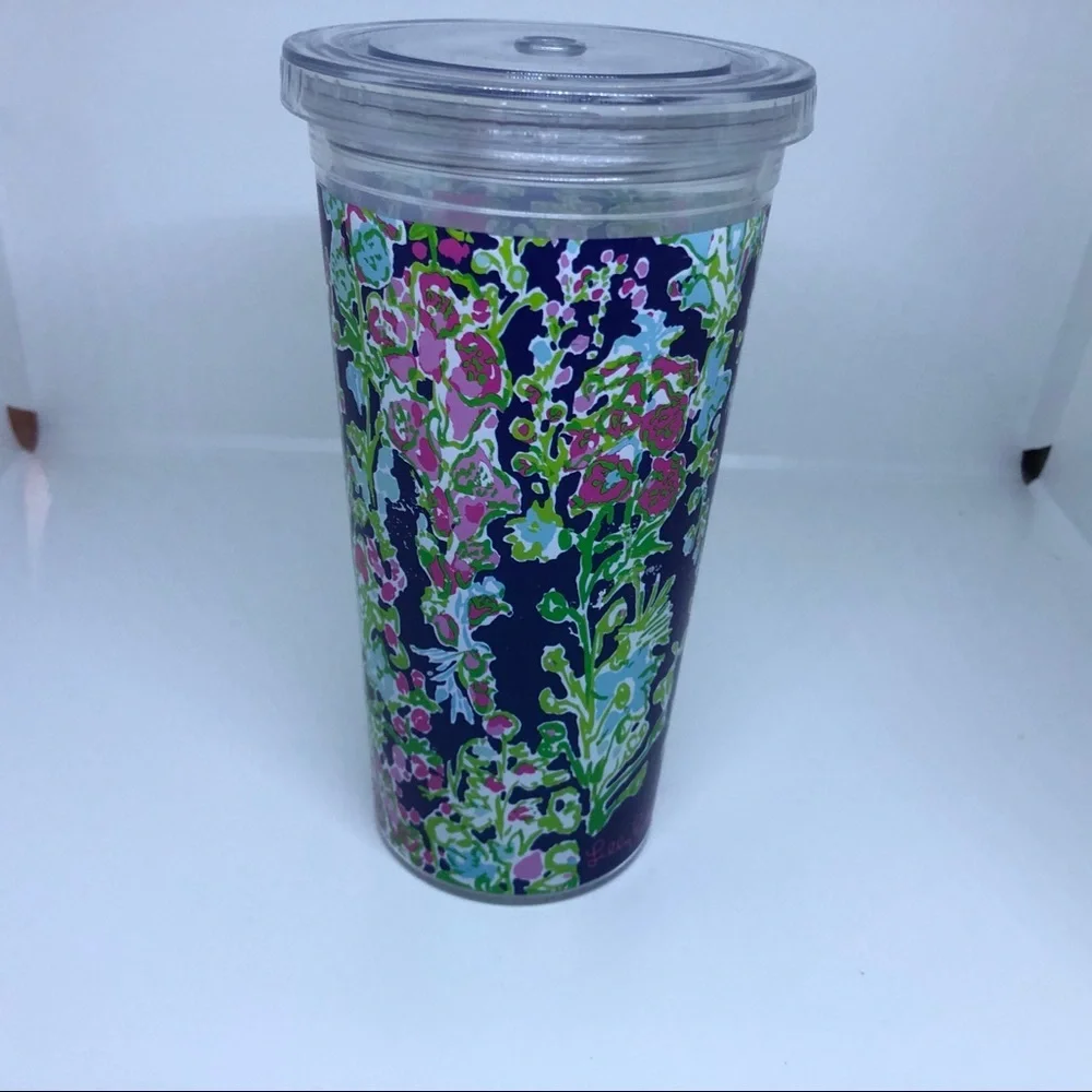 Lilly Pulitzer Plastic Tumbler Floral Print‎